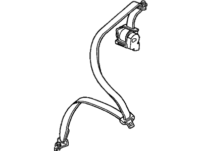 08F03-S6M-2A0 Acura Rear Under Spoiler (Firepepper Pearl) Illustration 1 of 1