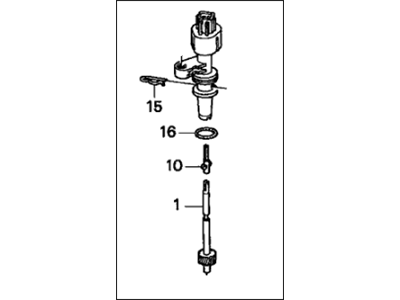 2000 Acura Integra Speed Sensor - 78410-S04-952