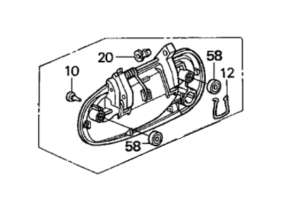 90001-RT4-000 Acura Bolt, Flange (6X95) Illustration 1 of 1