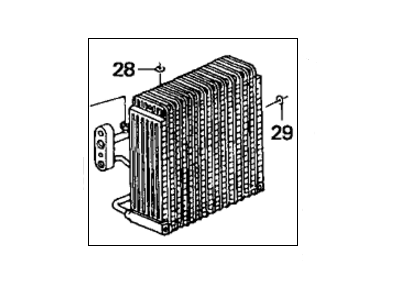 Acura 80215-ST3-G01 Air Conditioning Evaporator Core