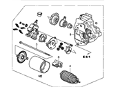 Acura 31200-5G0-A04 Starter Motor Assy.