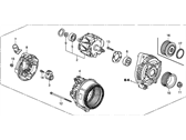 Acura 31100-RGW-A01 Alternator Assy. (CSF92) (DENSO)