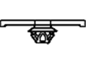 Acura 91550-TA0-003 Clip, Wire Harness (Natural)