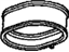 Acura 17253-R70-A00 Rubber A, Seal