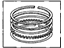 Acura 13011-PRA-E02 Piston Ring Set (STD) (Riken)