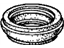 Acura 17244-P0A-000 Rubber, Air Cleaner Seal