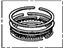 Acura 13011-RL5-A01 Piston Ring Set (STD) (Riken)