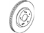 Acura 45251-TR7-A00 Front Brake Disk (16")