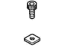 Acura 08L07-SX0-100R1 Hardware Kit, Front Plate