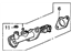 Acura 46920-S7A-A04 Clutch Master Cylinder Assembly