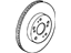 Acura 45251-SZ3-000 Front Brake Disk (15")