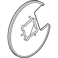 Acura 43253-TY2-A00 Splash Guard, RR.