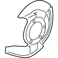 Acura 45255-SEP-A50 Splash Guard, R. FR.