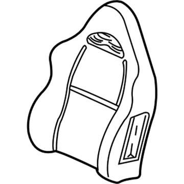 Acura 81527-S6M-A02 Pad, Left Front Seat-Back (Side Airbag)