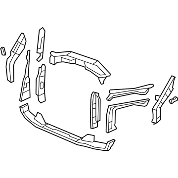 2010 Acura MDX Radiator Support - 60400-STX-A02ZZ