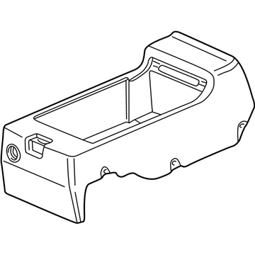 Acura 83453-S3M-A01ZC Box, Rear Seat Console (Mild Beige)