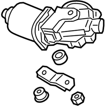 Acura 76505-TX6-A01 Front Wiper Motor