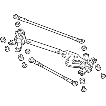 Acura ILX Wiper Pivot Assembly - 76530-TX6-A01