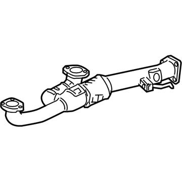 Acura 18210-TA1-A01 Exhaust Pipe A