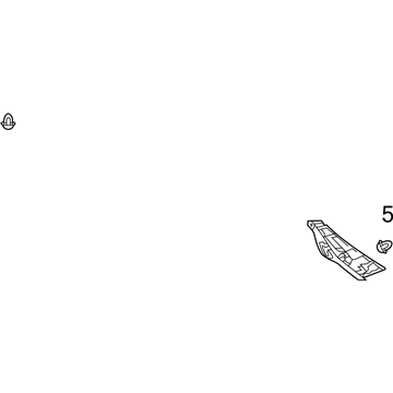 Acura 84485-TX4-A12ZA Garnish Assembly (Sandstorm)