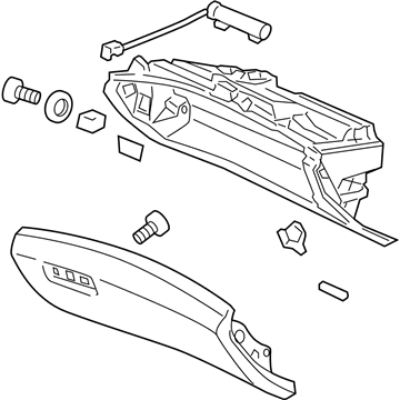 2012 Acura RL Glove Box - 77501-SJA-A07ZF