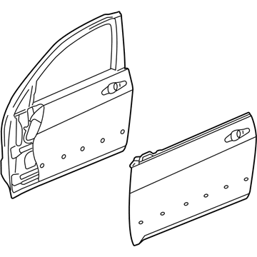 Acura TL Door Panel - 67050-TK4-A90ZZ