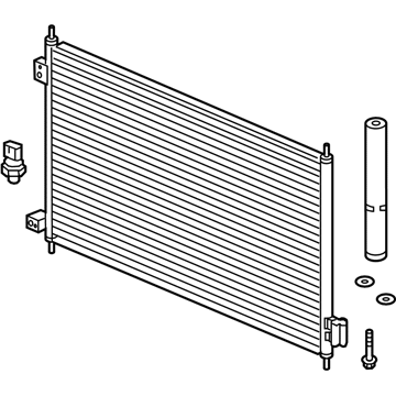 Acura 80110-TX4-A11 A/C Condenser Compatible