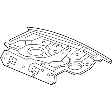 Acura 66500-TZ3-A20ZZ Shelf Complete, Rear Par