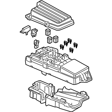 Acura TL Relay Block - 38250-SEP-A01