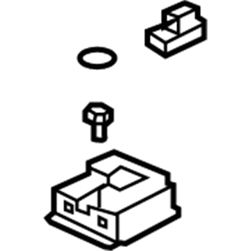 77221-SG0-A00ZE Acura Cover (Palmy Sand) (Passenger Side) Illustration 1 of 1