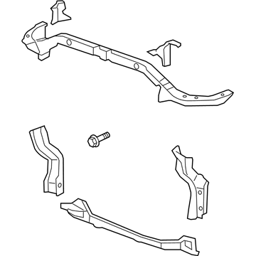 2010 Acura RDX Radiator Support - 60400-STK-A01ZZ