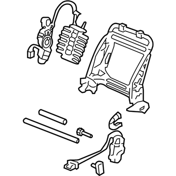 Acura 81526-SEP-A01 Frame, Left Front Seat-Back