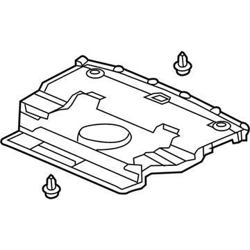 Acura 84620-TY2-A02ZA Lining Assembly, Trunk (Upper) (Premium Black)