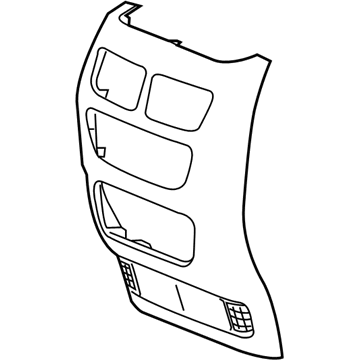 Acura 83433-TZ5-A01ZA Garnish, Rear (Sandstorm)