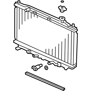 Acura 19010-RL6-R52 Radiator (Denso)