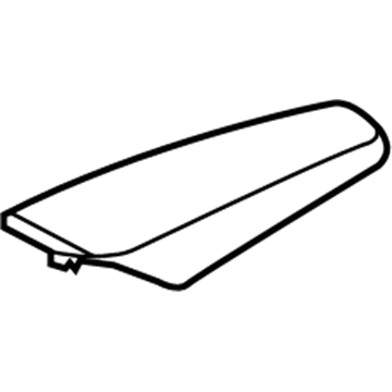 Acura 83504-TX4-A01ZA Right Front Door Lining Armrest (Sandstorm)