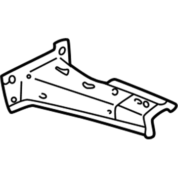 Acura 65711-S3M-A00ZZ Gusset, Passenger Side Middle Crossmember