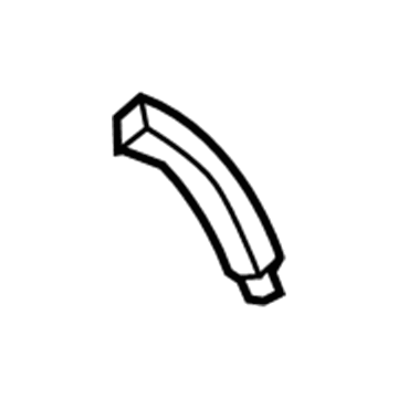 Acura 83757-SJA-A03ZJ Grip, Left Rear Door Lining (Type F) (Leather) (Ivory)