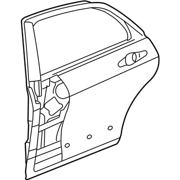 2004 Acura TSX Door Panel - 67510-SEC-A90ZZ