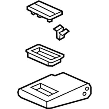 2010 Acura ZDX Arm Rest - 82980-SZN-A51ZA