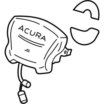 Acura 06770-ST7-305ZA Driver Air Srs bag Assembly (Medium Taupe) (Nippon Purasuto)