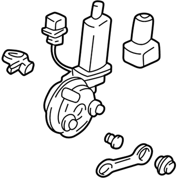 Acura 76150-SL0-A02 Motor Assembly, Passenger Side Retractable