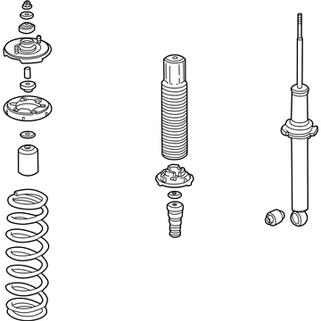 Acura 52610-S3M-A01 Rear Shock Absorber Assembly