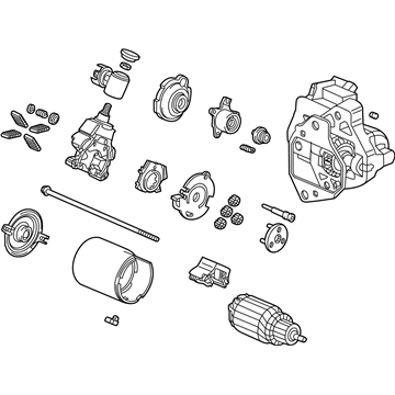 Acura 31200-RL8-A01 Starter Motor Assembly (Sm-72001) (Mitsuba)