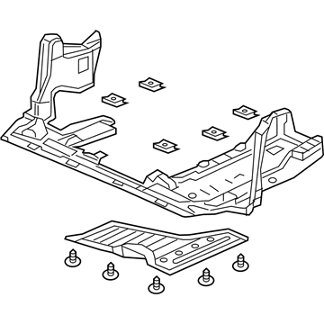 Acura 74110-TY2-A01 Engine Cover (Lower)