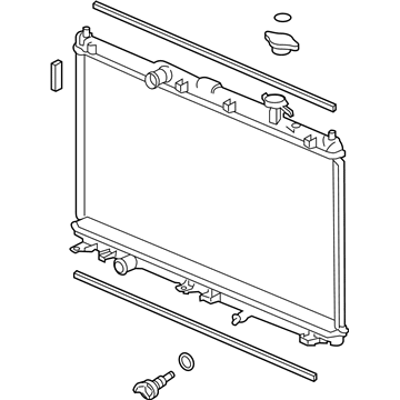 Acura 19010-5J2-A01 Radiator Complete