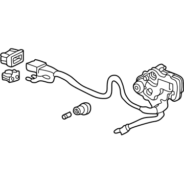 Acura 76210-S3M-A11 Door Side Rear View Power Mirror Motor (Heated)