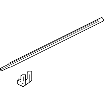 Acura 72950-TZ5-A01 Left Rear Door Molding Assembly