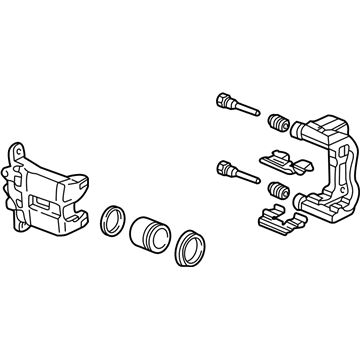 Acura 06452-S0K-505RM Caliper Sub-Assembly, Right Front (Reman)