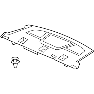 Acura 84505-TX8-A21ZA Tray, Rear (Premium Black)